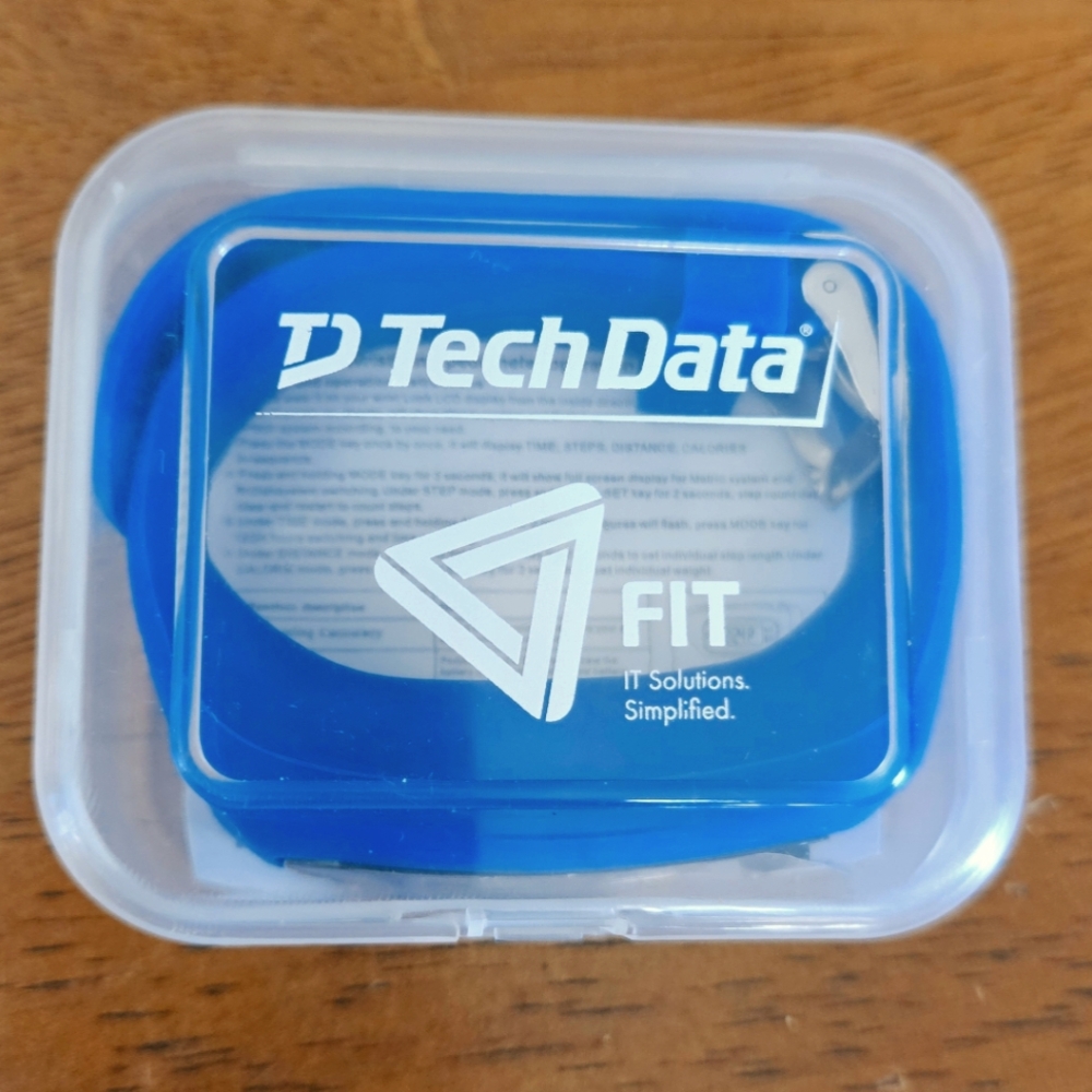 Wristband Pedometer | Blue | Tech Data | New- Never Used | Health | Wellness